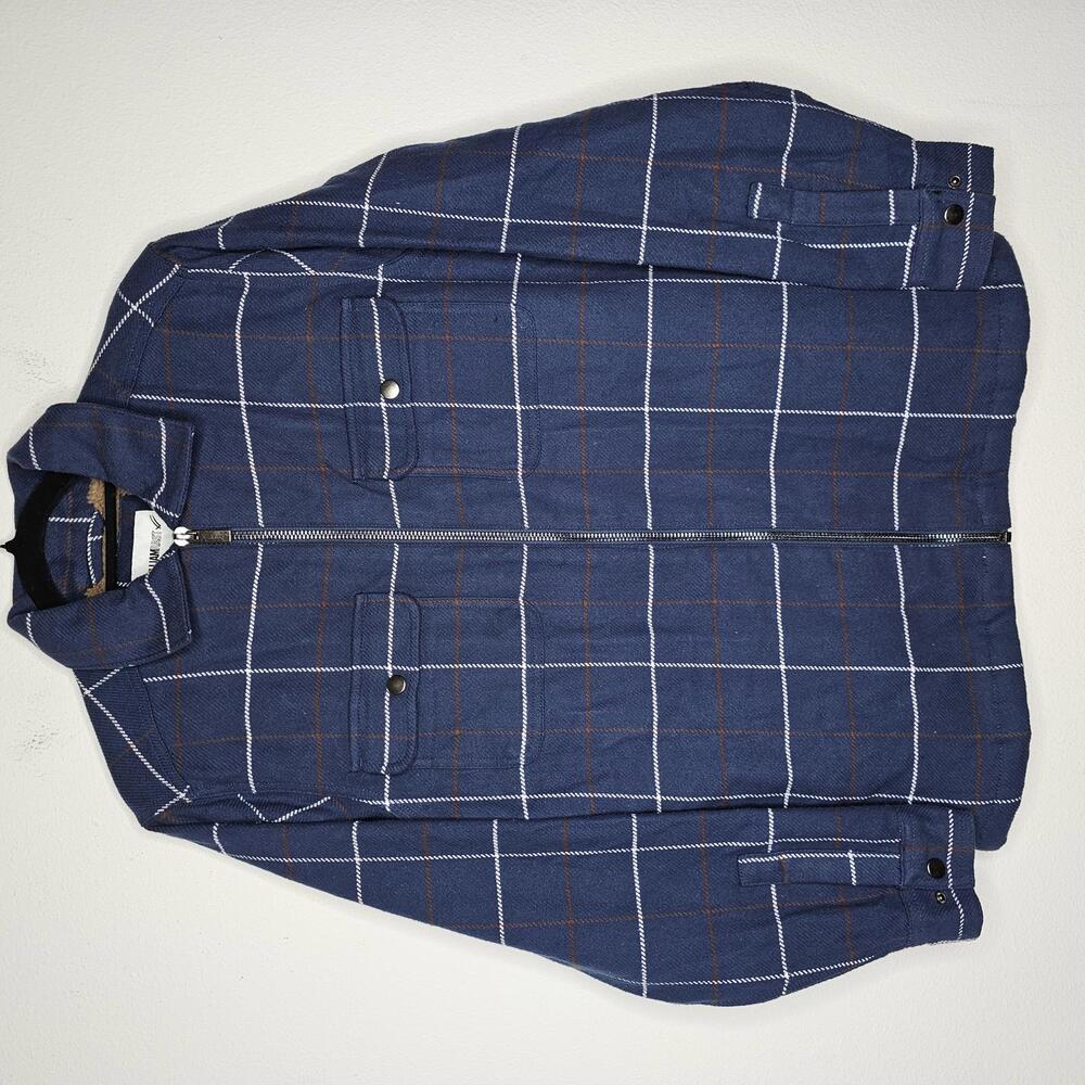 NWT William Rast Men's Blue/Full Zip Lined Jacket Size Small